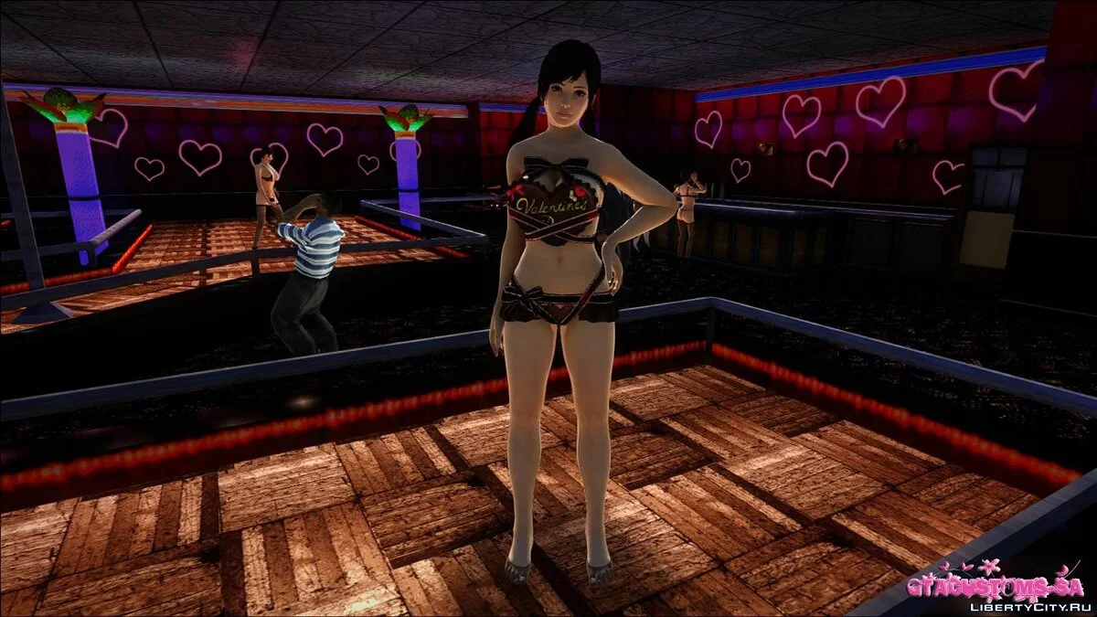 Kokoro en traje de stripper / GTA San Andreas