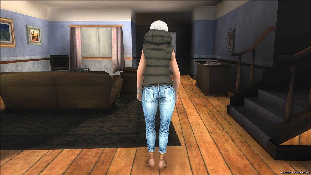 Kokoro in Biker Outfit / GTA San Andreas