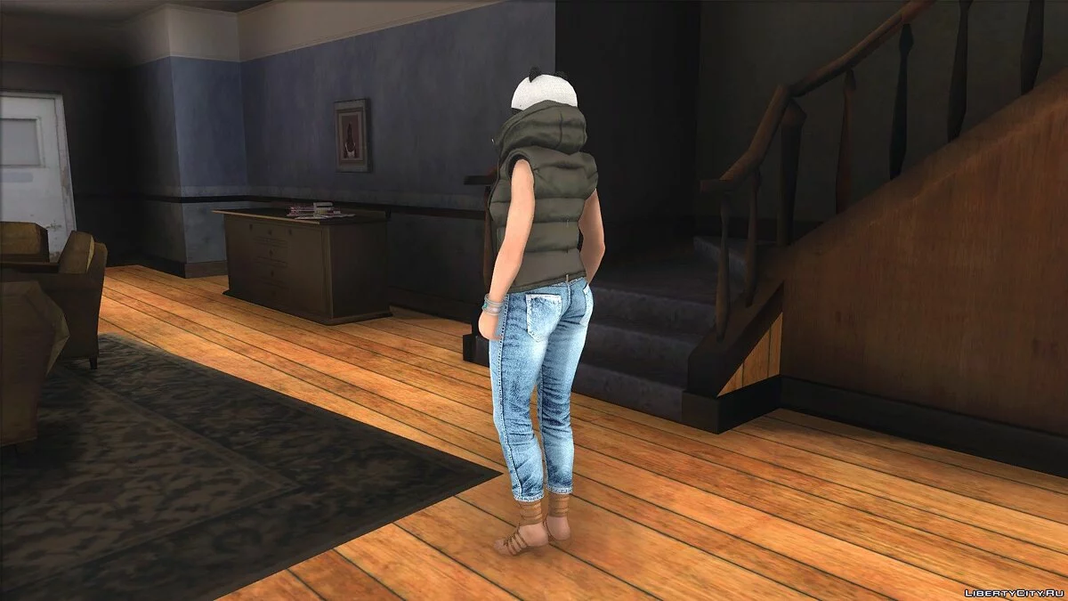 Kokoro in Biker Outfit / GTA San Andreas