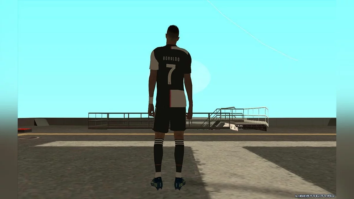 Кріштіану Роналду з гри Efootball PES 2020 / GTA San Andreas