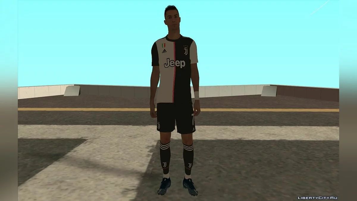 Кріштіану Роналду з гри Efootball PES 2020 / GTA San Andreas
