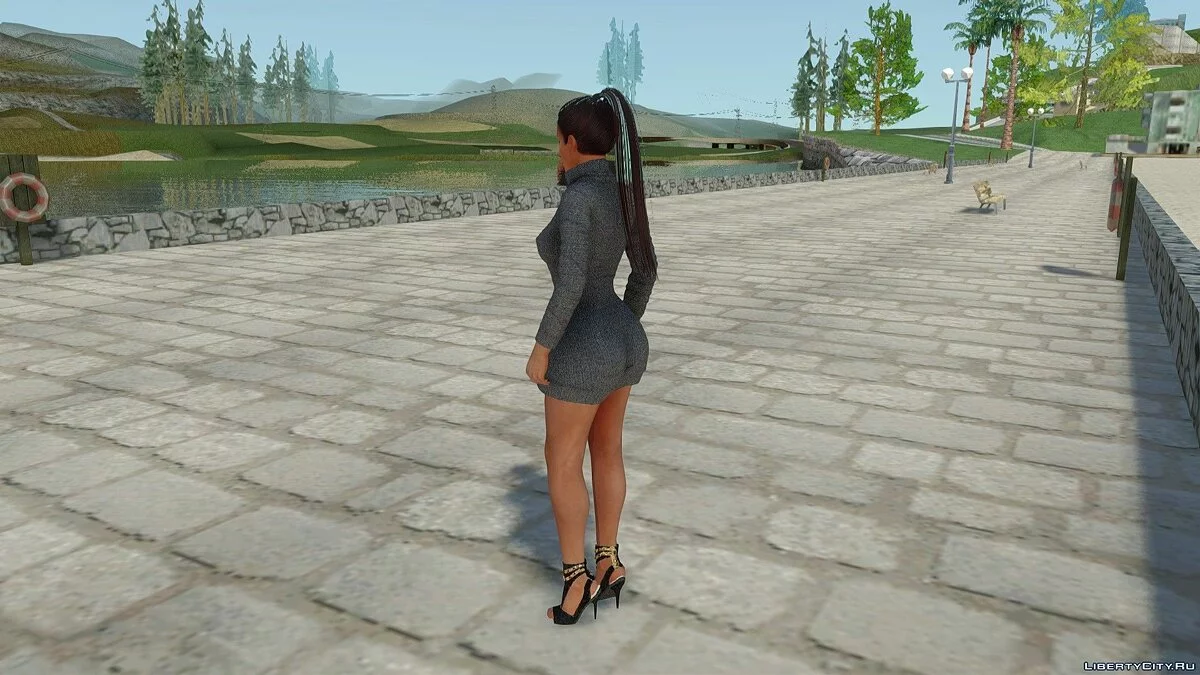 Lisa Hamilton en tenue décontractée v5 / GTA San Andreas