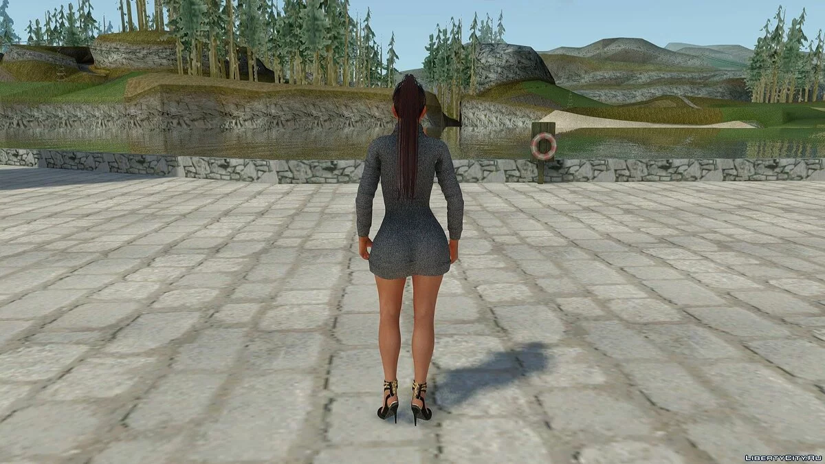 Lisa Hamilton en tenue décontractée v5 / GTA San Andreas