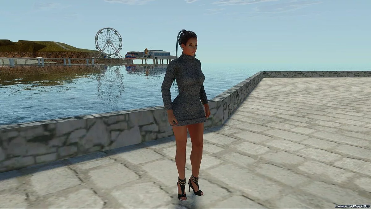 Lisa Hamilton en tenue décontractée v5 / GTA San Andreas