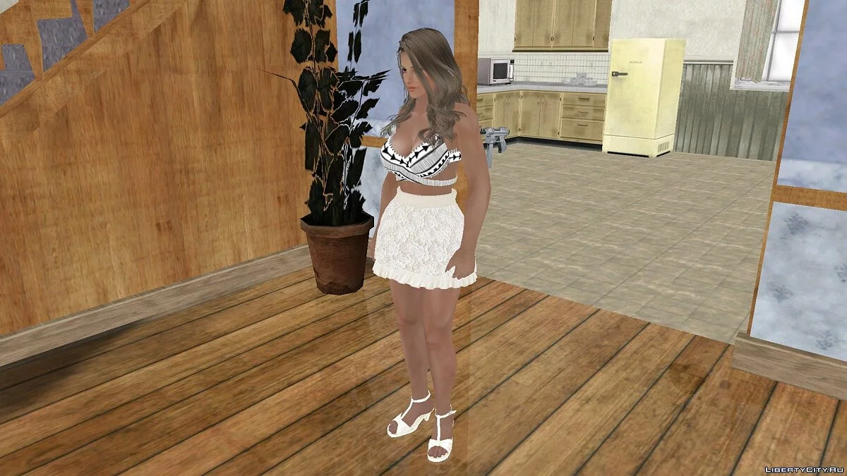 Lisa Hamilton in Casual Wear v4 / GTA San Andreas