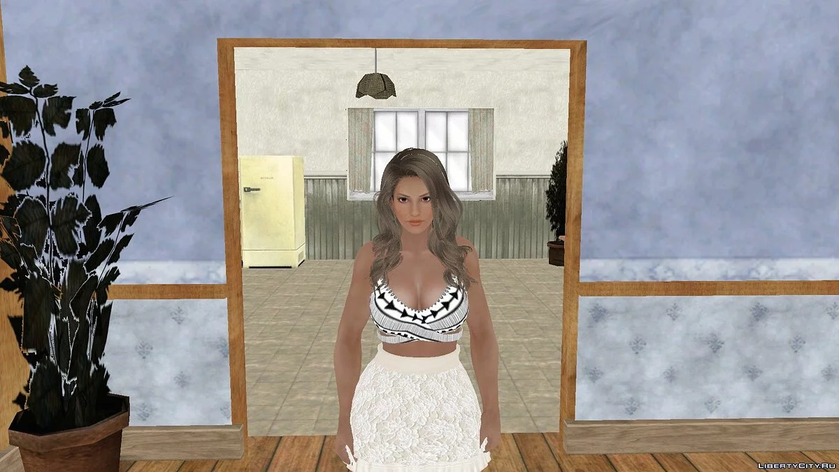 Lisa Hamilton in Casual Wear v4 / GTA San Andreas