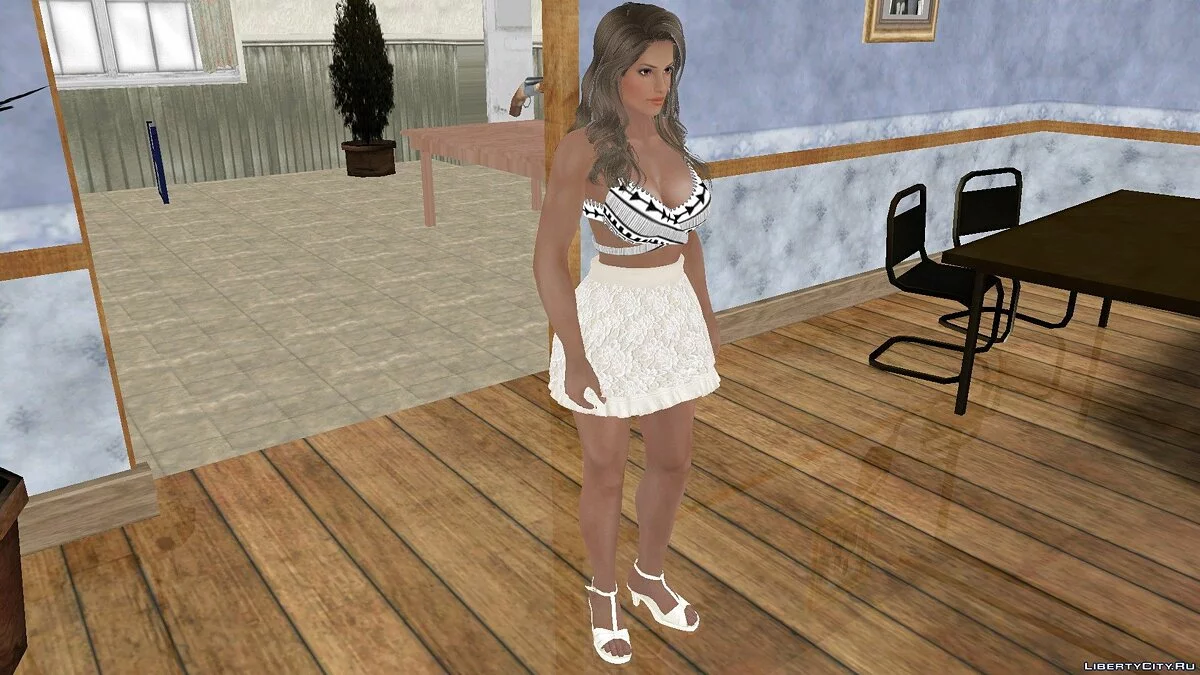 Lisa Hamilton in Casual Wear v4 / GTA San Andreas