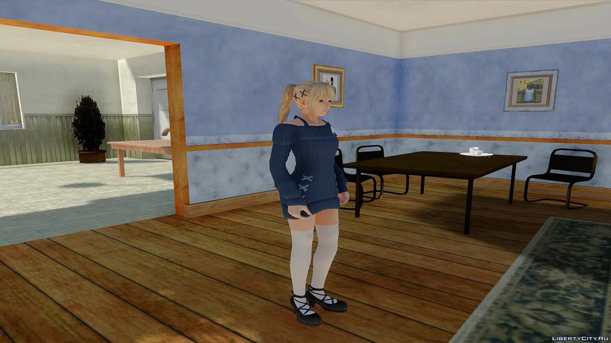 Marie Rose in Casual Clothes v7 / GTA San Andreas