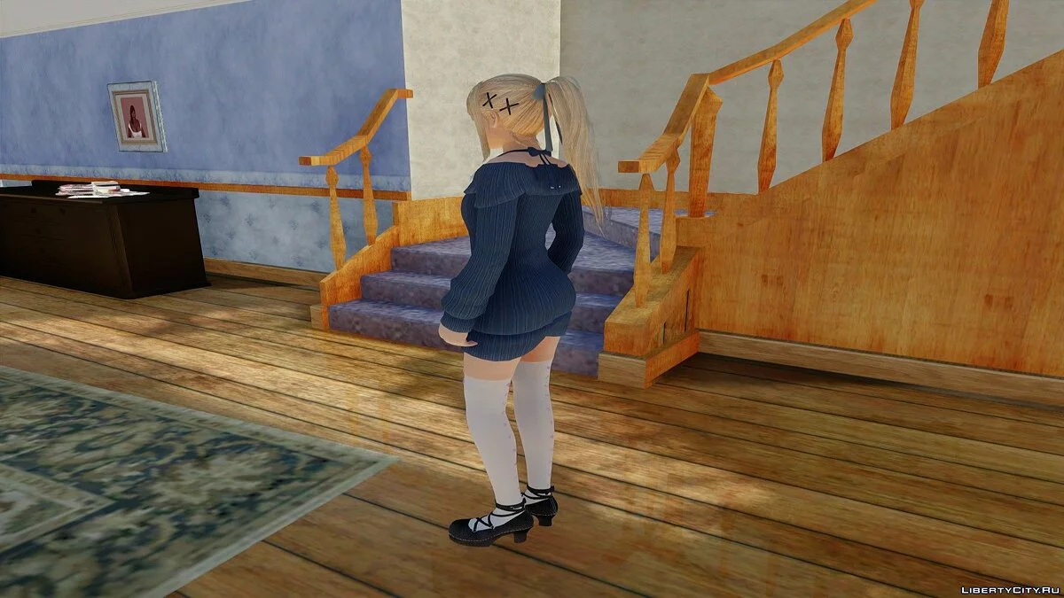 Marie Rose in Casual Clothes v7 / GTA San Andreas