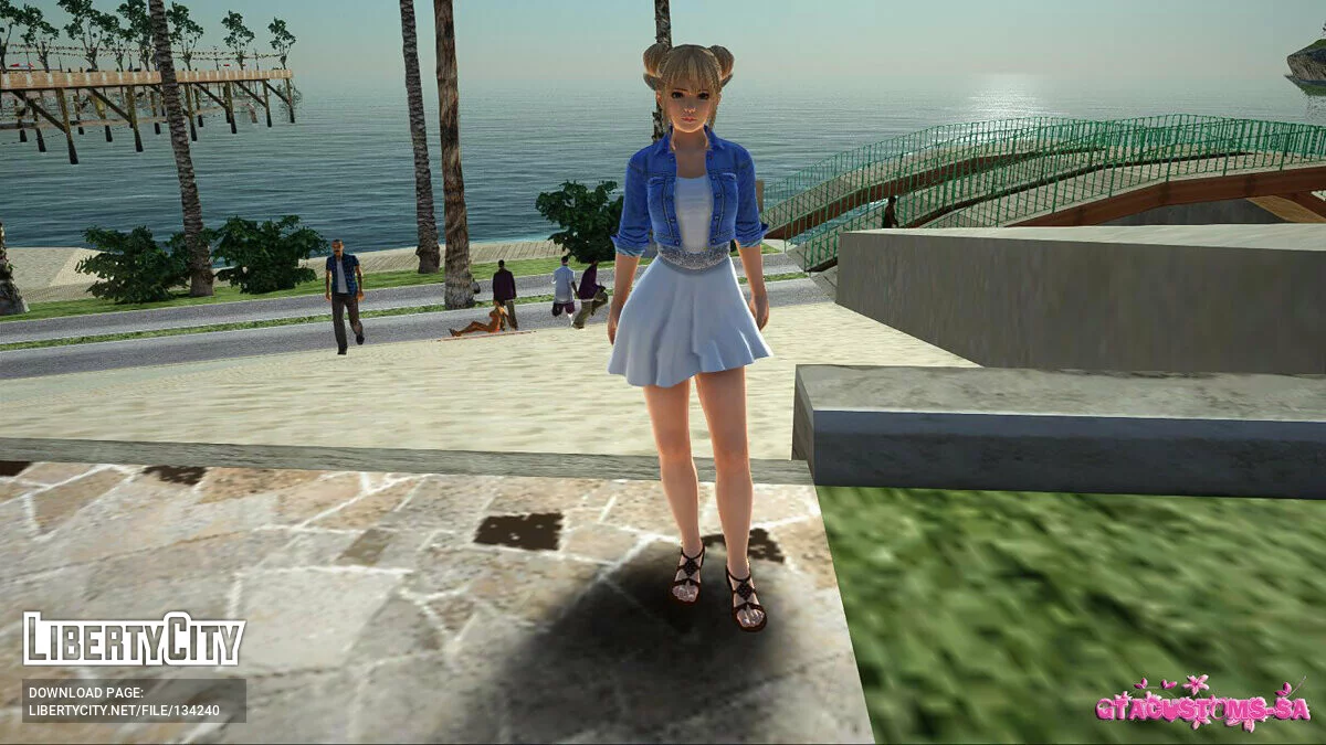 Marie Rose in Freizeitkleidung v8 / GTA San Andreas