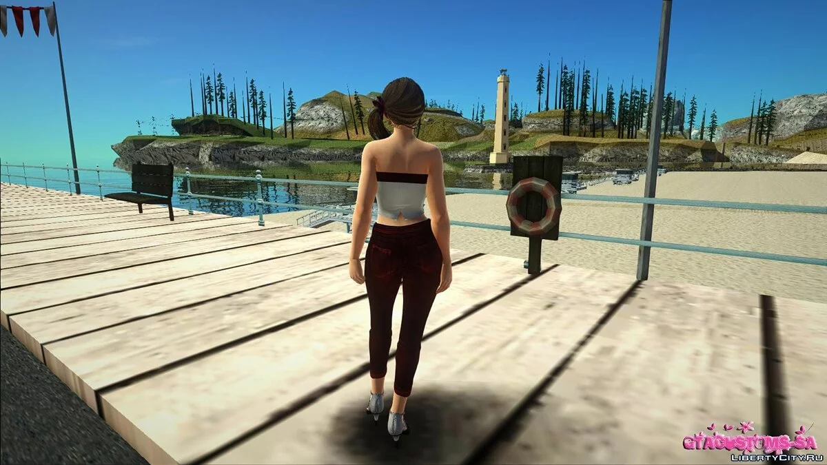 Misaki en tenue décontractée v12 / GTA San Andreas