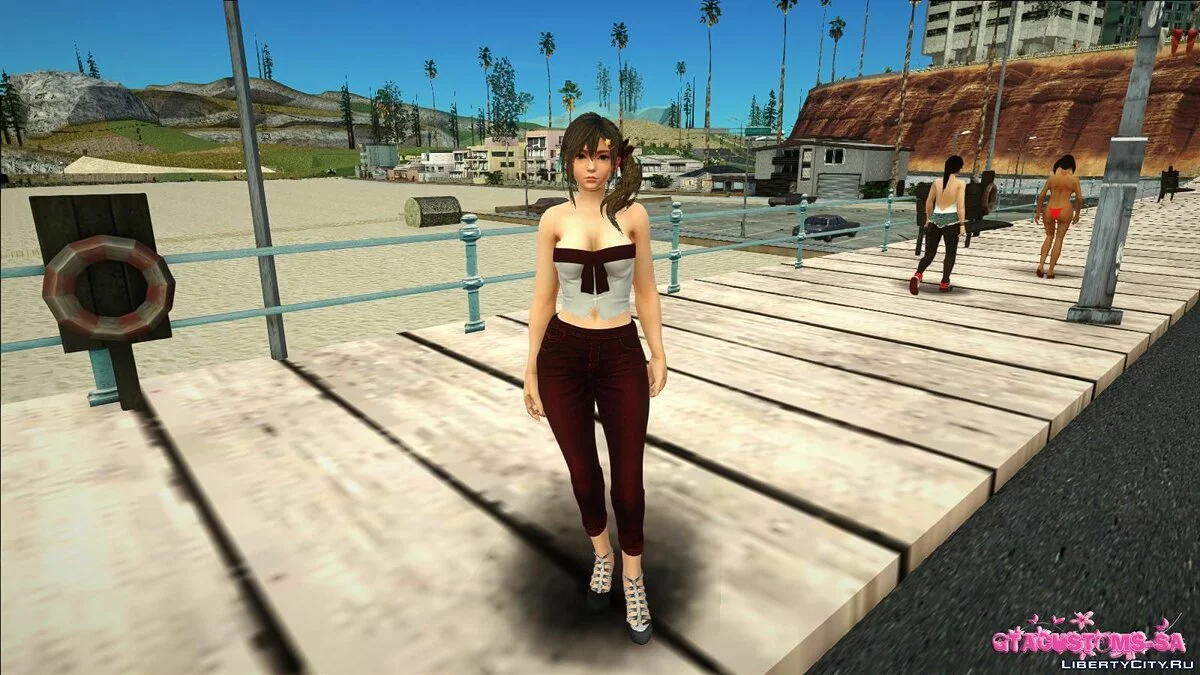 Misaki en tenue décontractée v12 / GTA San Andreas