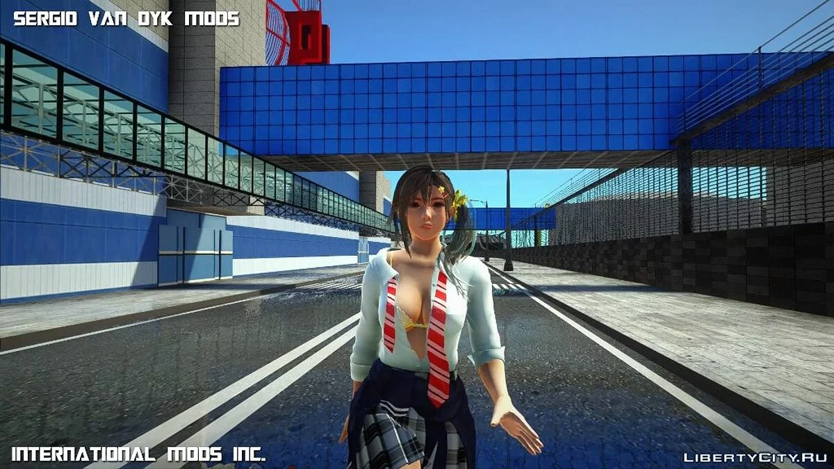 Мисаки - весняна шкільна форма / GTA San Andreas