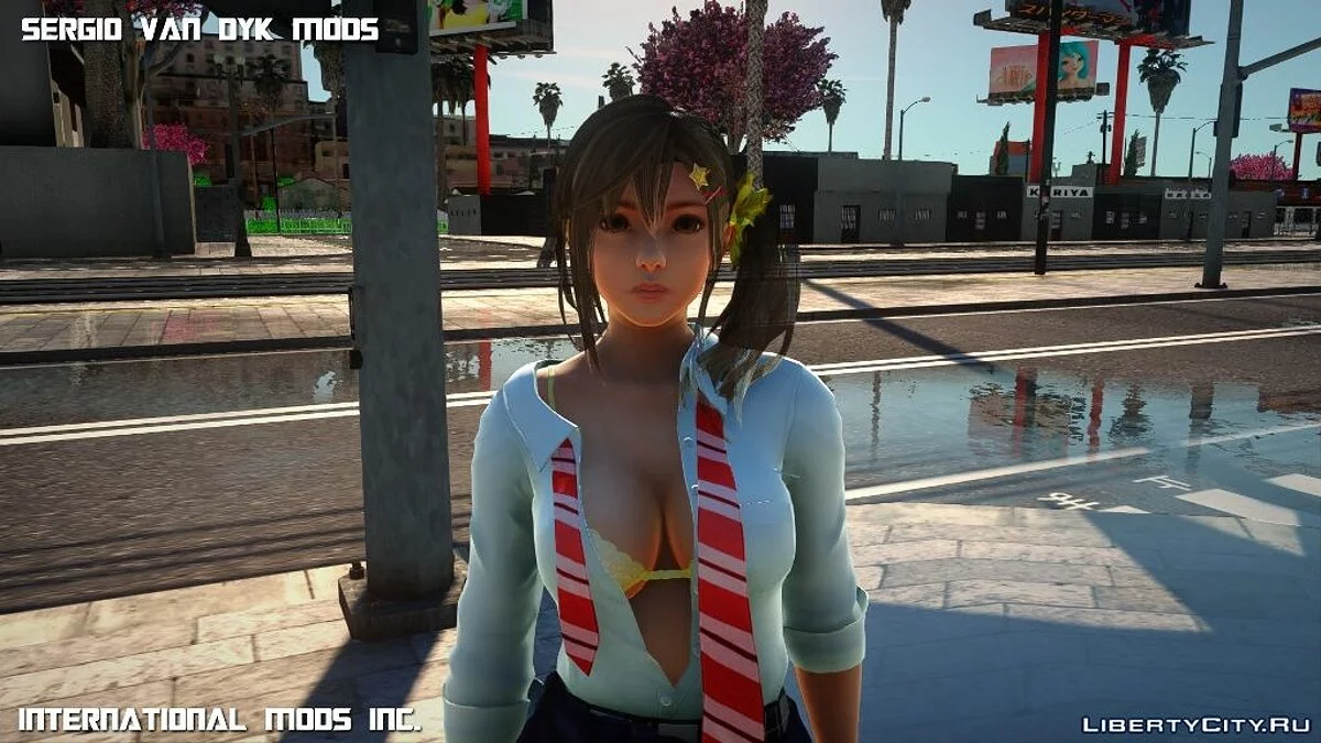 Мисаки - весняна шкільна форма / GTA San Andreas