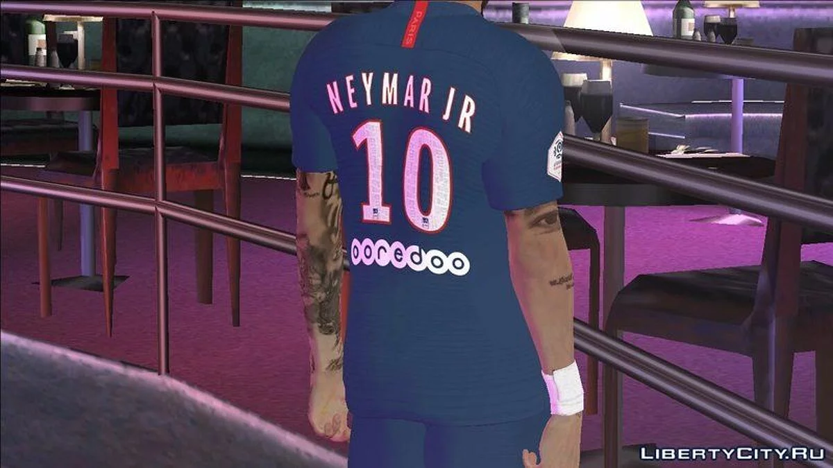Neymar de Efootball PES 2020 / GTA San Andreas