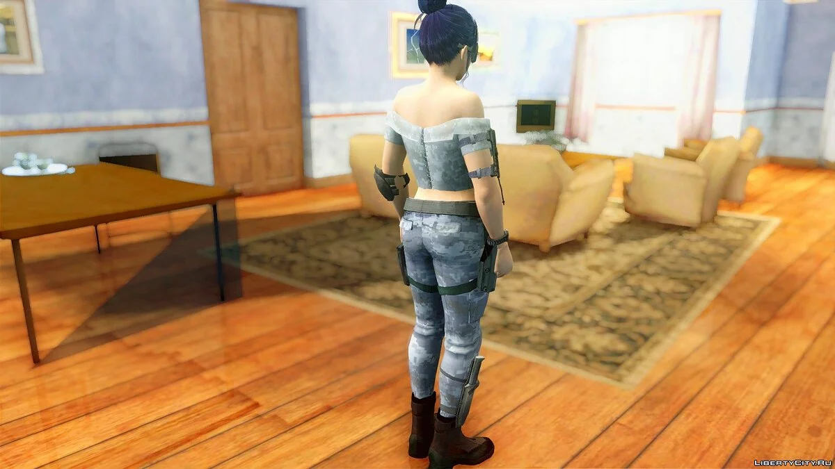 穿着海军陆战队制服的Nyotengu / GTA San Andreas