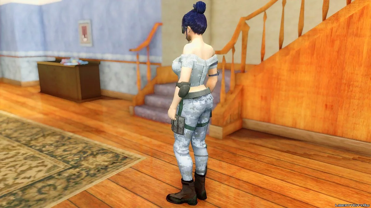 穿着海军陆战队制服的Nyotengu / GTA San Andreas