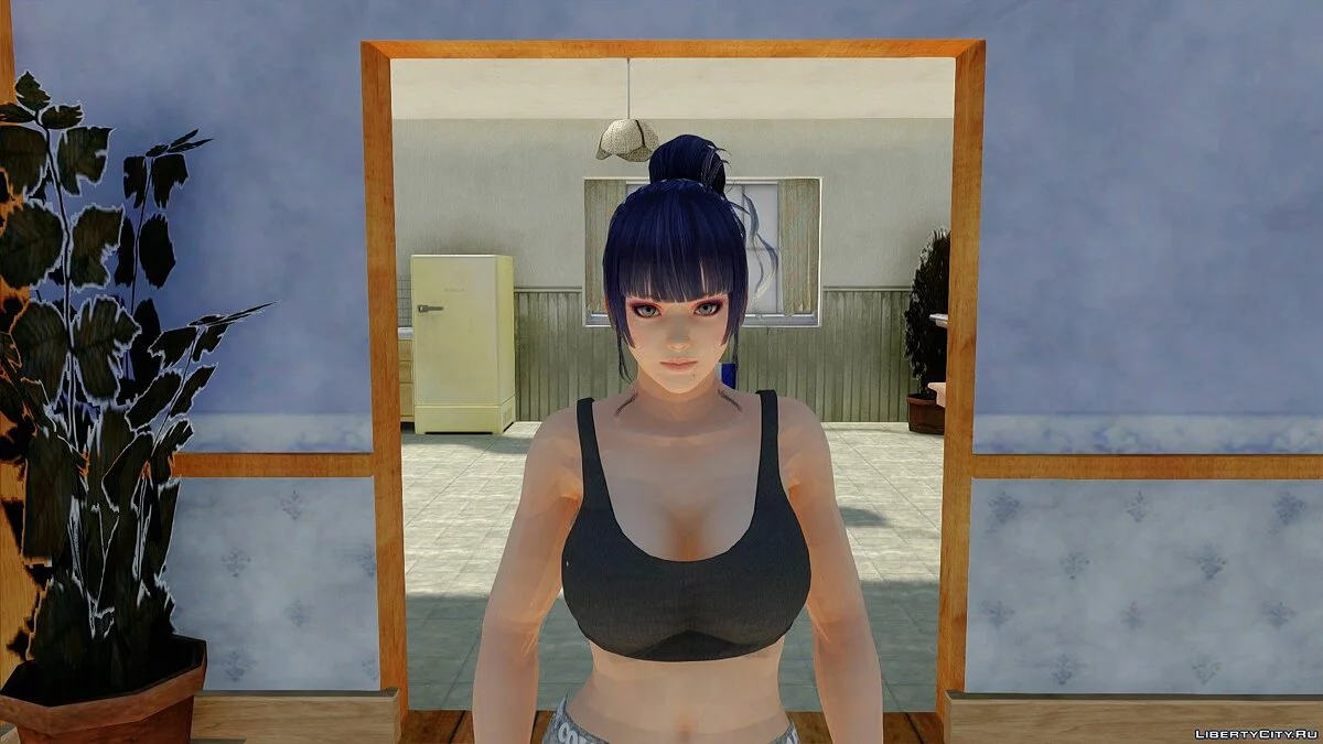 Nyotengu in Casual Clothes v2 / GTA San Andreas