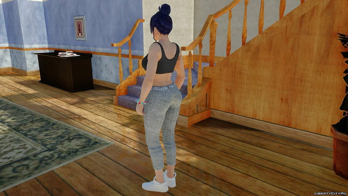 Nyotengu in Casual Clothes v2 / GTA San Andreas