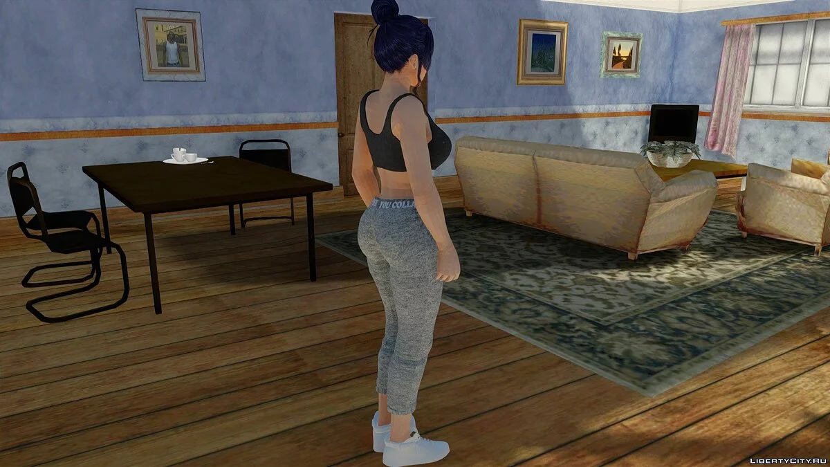 Nyotengu in Casual Clothes v2 / GTA San Andreas