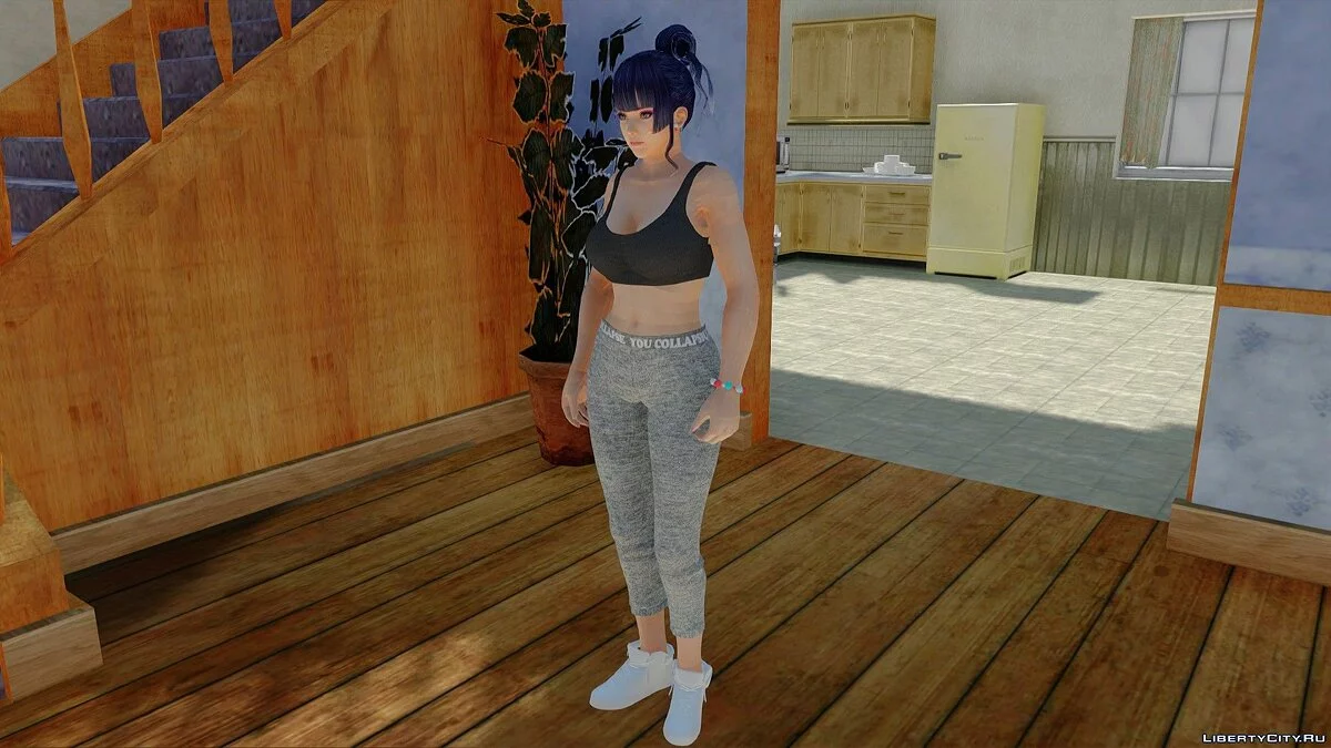 Nyotengu in Casual Clothes v2 / GTA San Andreas