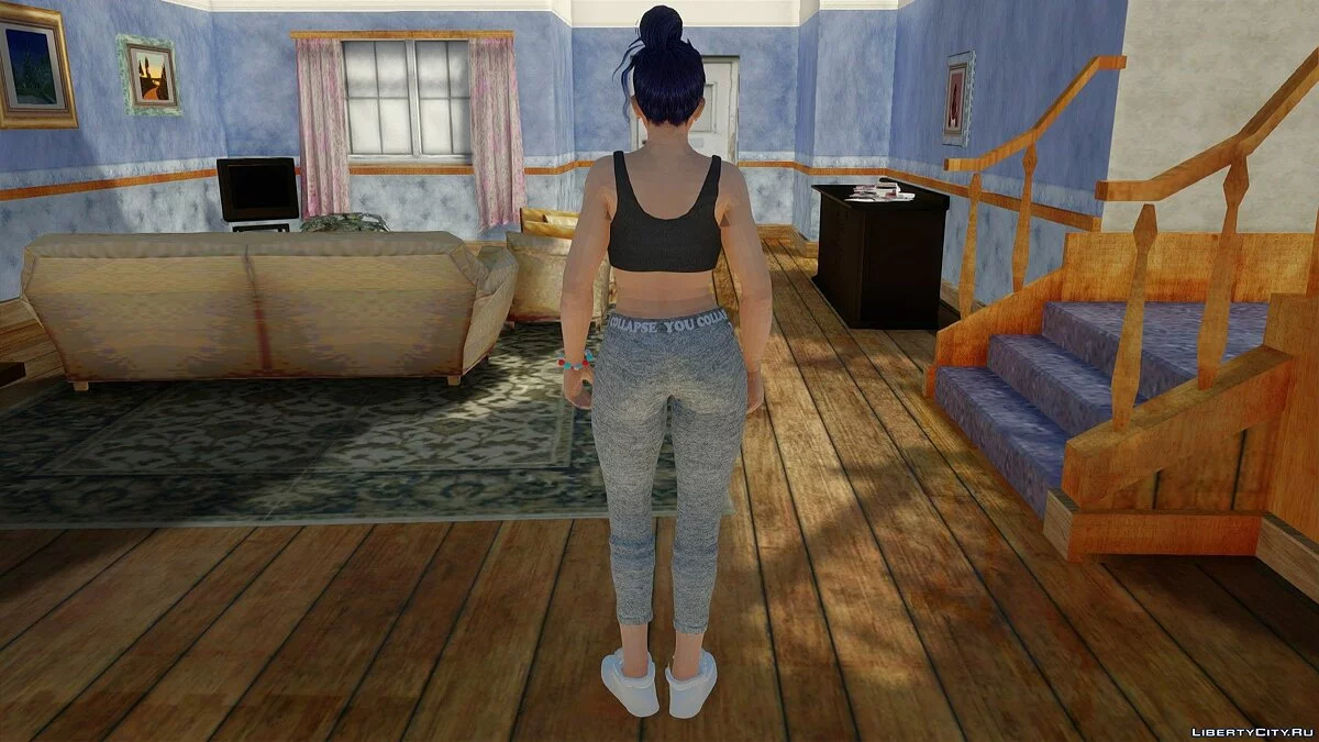 Nyotengu in Casual Clothes v2 / GTA San Andreas