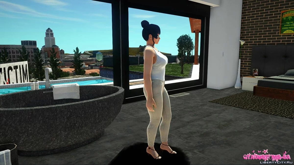 Ньотенгу в повсякденному одязі v8 / GTA San Andreas