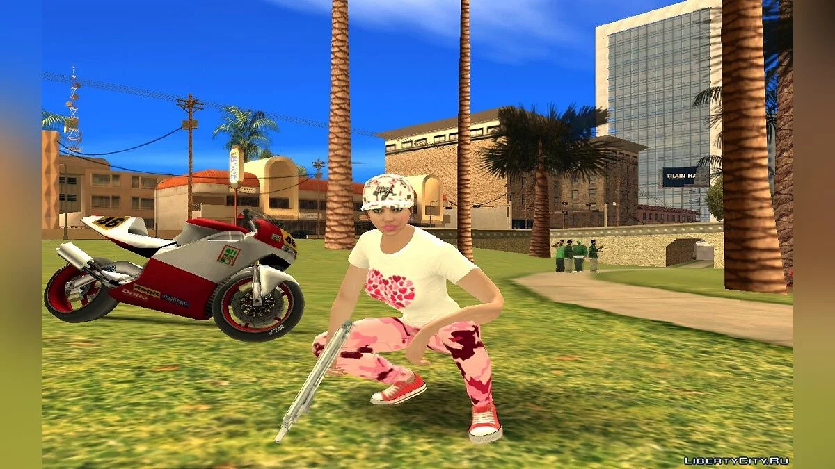 مظهر نسائي عشوائي من GTA Online / جي تي إيه سان أندرياس