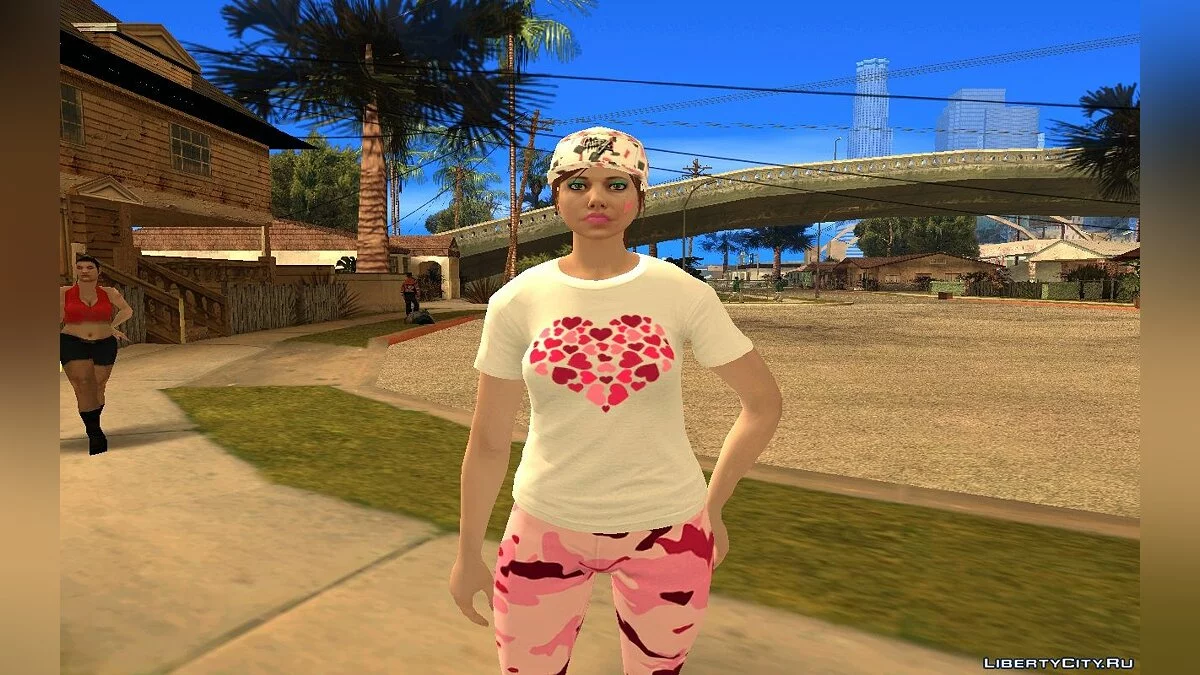 مظهر نسائي عشوائي من GTA Online / جي تي إيه سان أندرياس