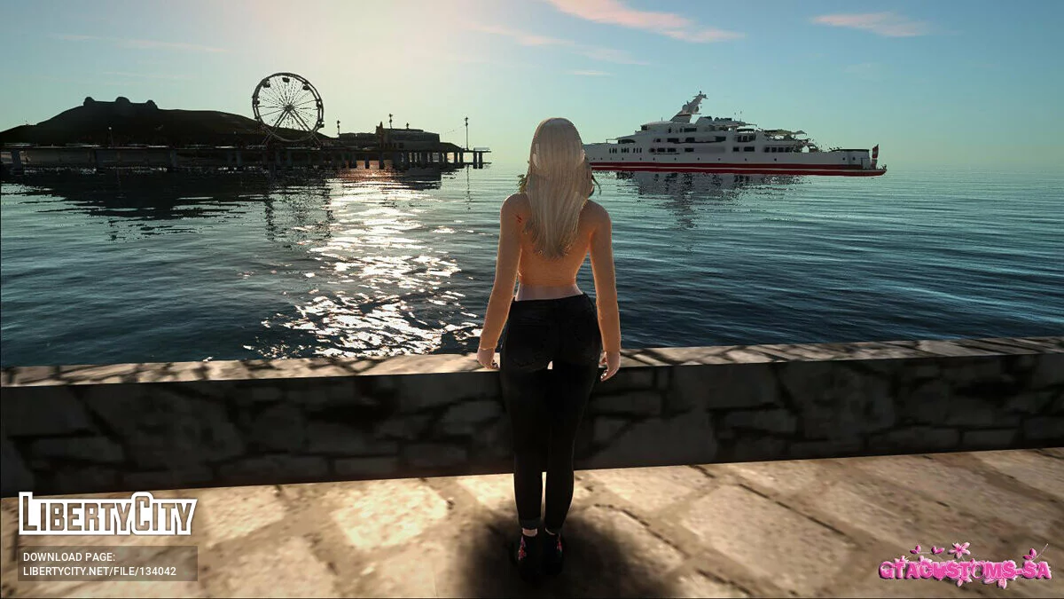 Rachel in casual clothes v5 / GTA San Andreas