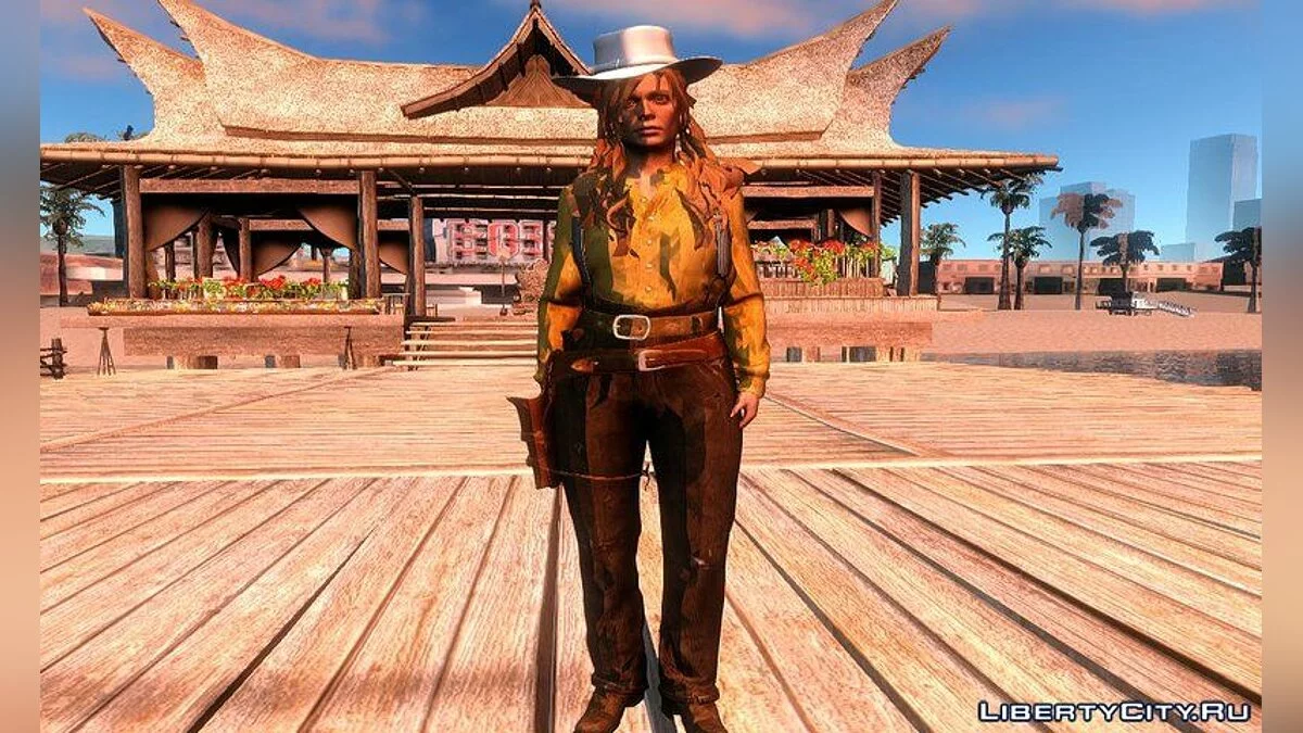 Седі Адлер із Red Dead Redemption 2 / GTA San Andreas