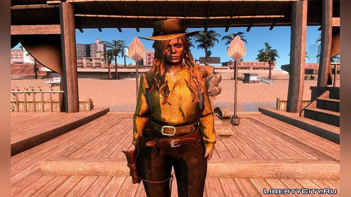 Седі Адлер із Red Dead Redemption 2 / GTA San Andreas