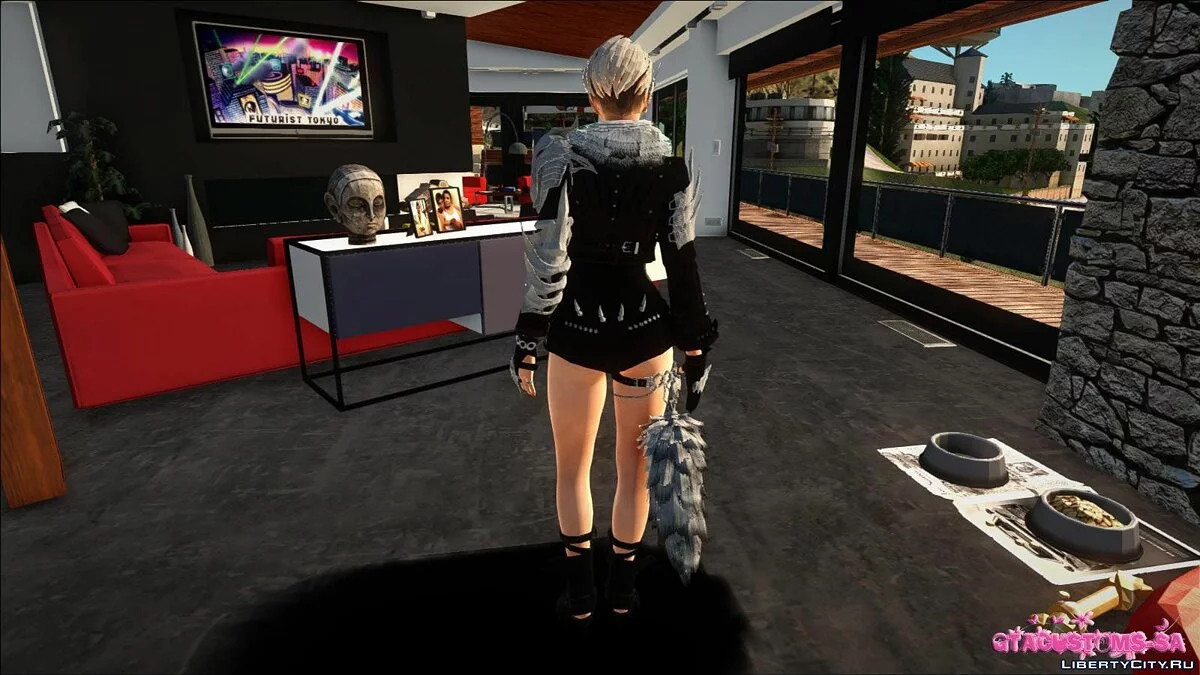 Arisha in Fox Armor / GTA San Andreas