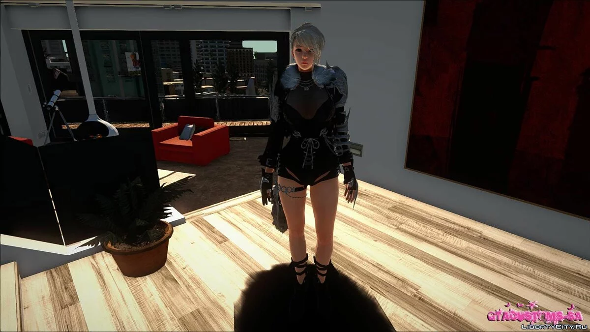 Arisha in Fox Armor / GTA San Andreas