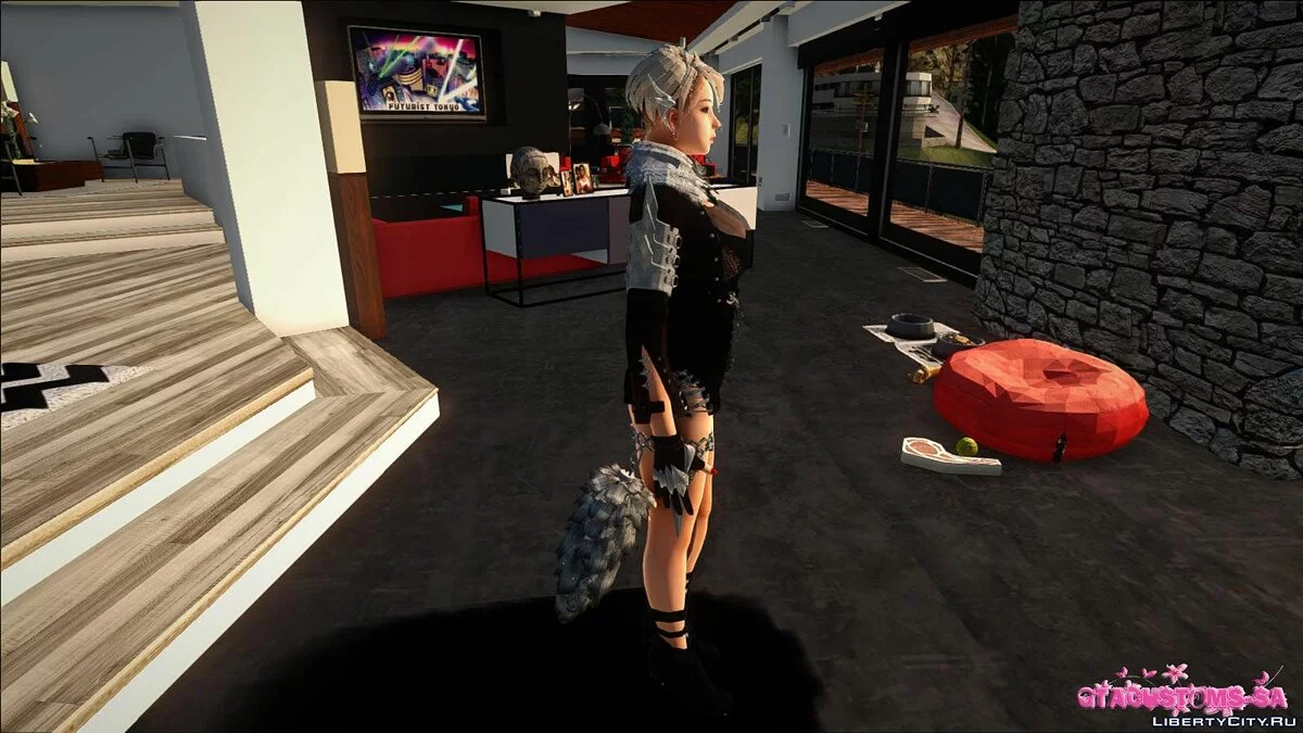 Arisha in Fox Armor / GTA San Andreas