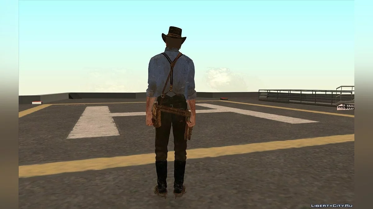 Arthur Morgan de Red Dead Redemption 2 / GTA San Andreas