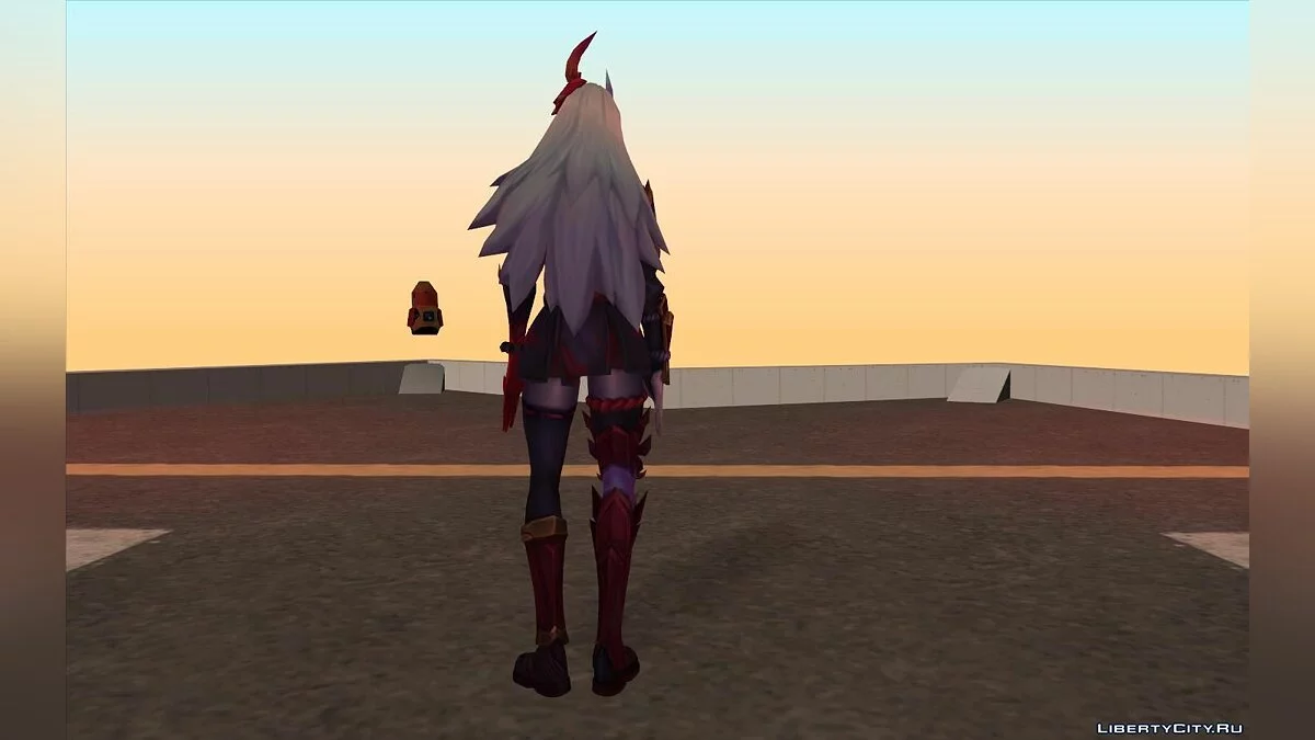 Katarina Blood Moon de League of Legends / GTA San Andreas