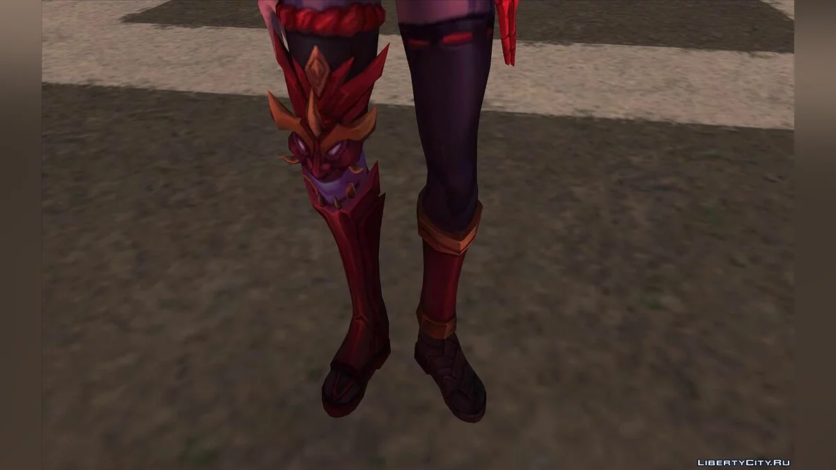 Katarina Blood Moon de League of Legends / GTA San Andreas