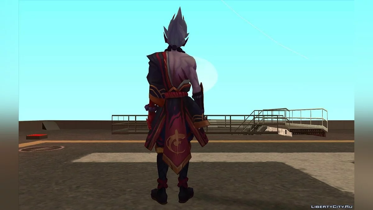 Blood Moon Master Yi de League of Legends / GTA San Andreas