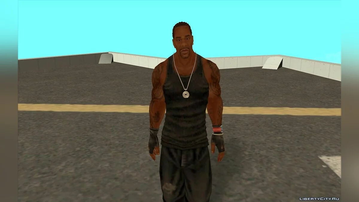Busta Rhymes dari permainan Def Jam Fight For NY / GTA San Andreas