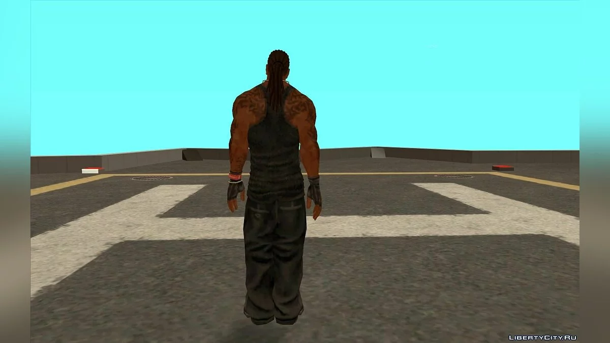 Busta Rhymes dari permainan Def Jam Fight For NY / GTA San Andreas