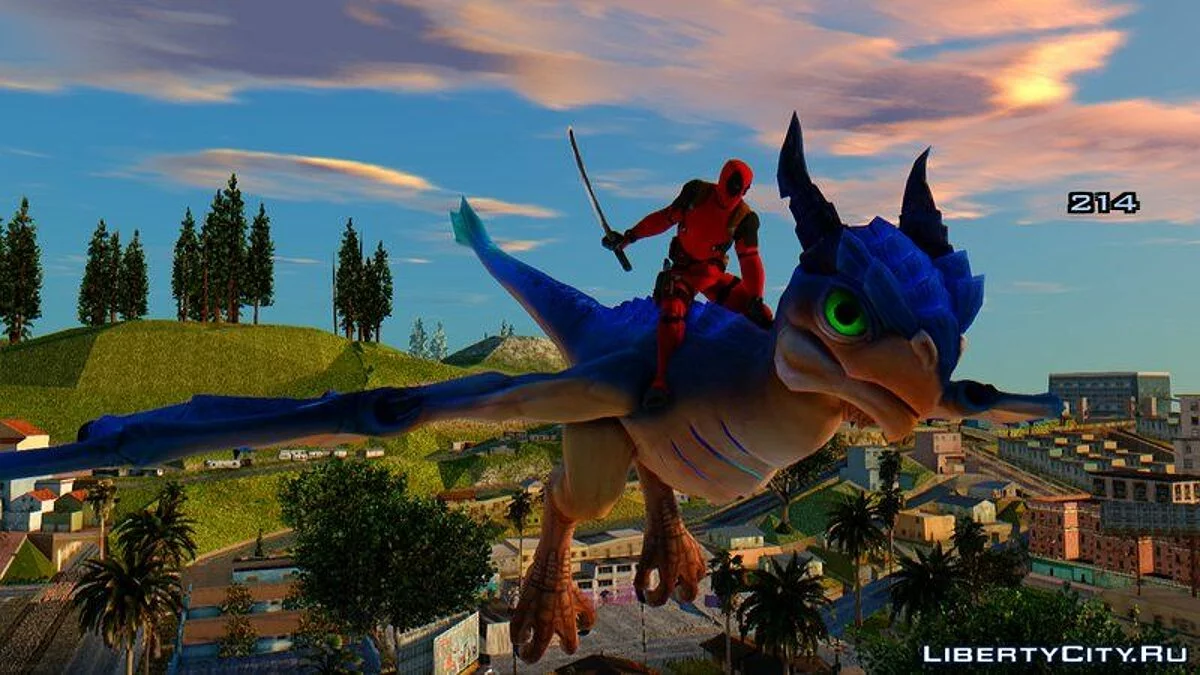 Deadpool de Fortnite / GTA San Andreas