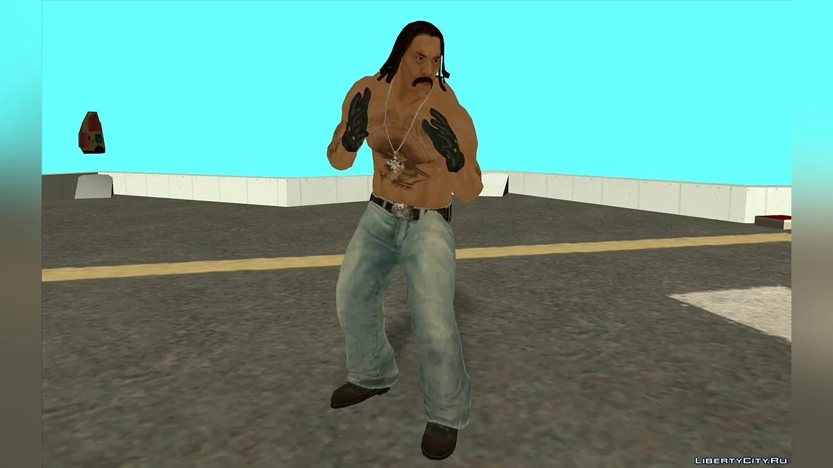 Danny Trejo dari permainan Def Jam Fight For NY / GTA San Andreas