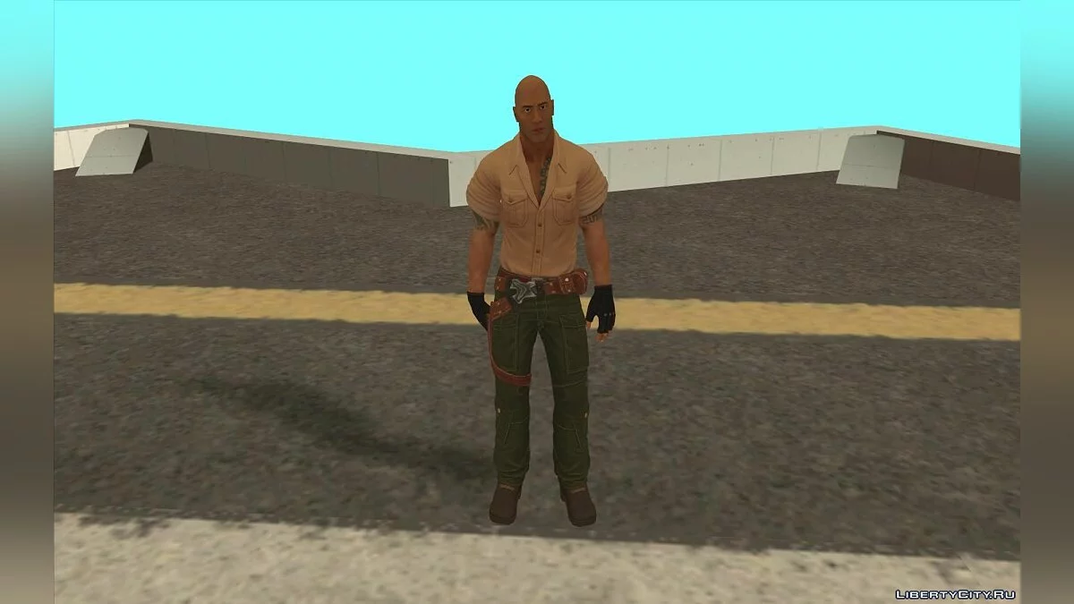 Dr. Smolder Bravestone from Jumanji / The Rock / GTA San Andreas
