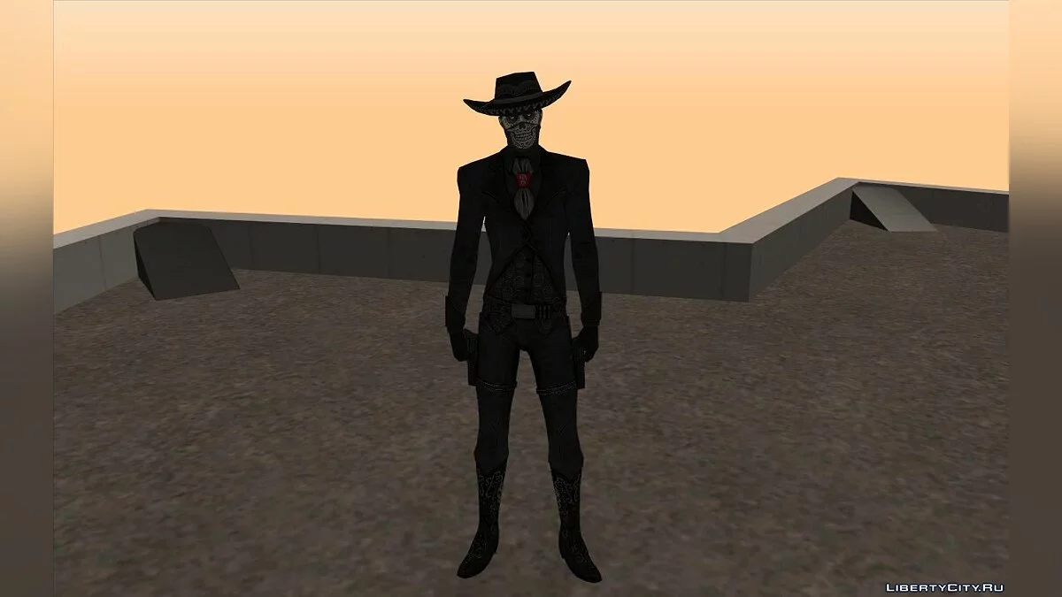 Erron Black do jogo Mortal Kombat X / GTA San Andreas