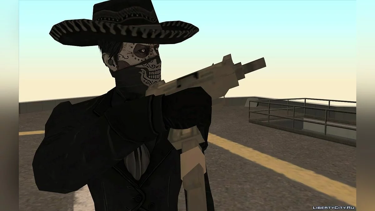 Erron Black do jogo Mortal Kombat X / GTA San Andreas