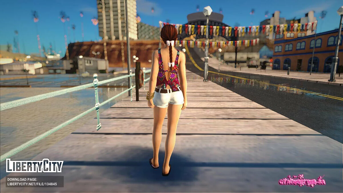 Kasumi in casual clothes v3 / GTA San Andreas