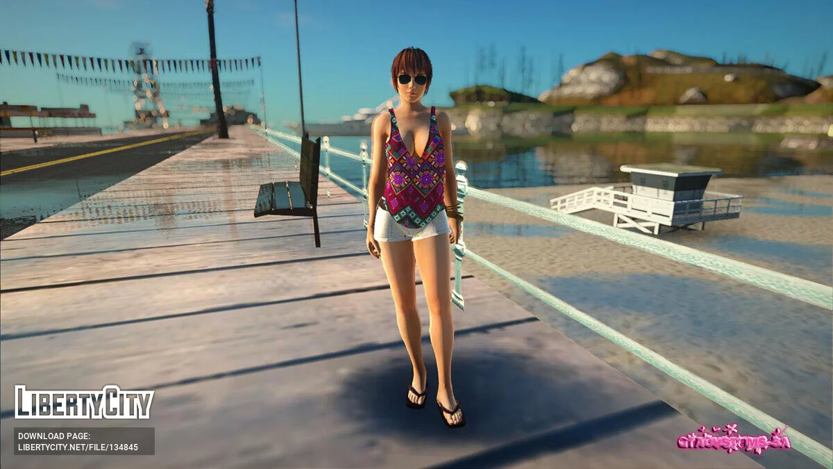 Kasumi in casual clothes v3 / GTA San Andreas