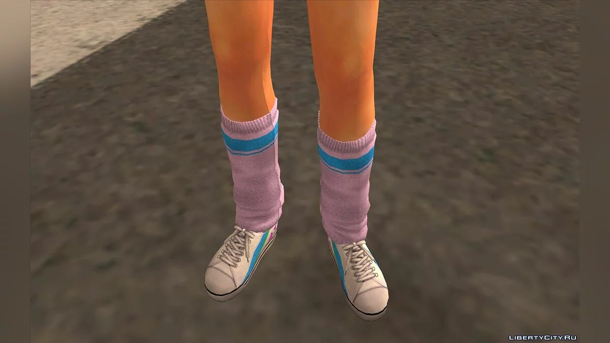 Honoka from Dead or Alive 5 in Cheerleader Outfit / GTA San Andreas