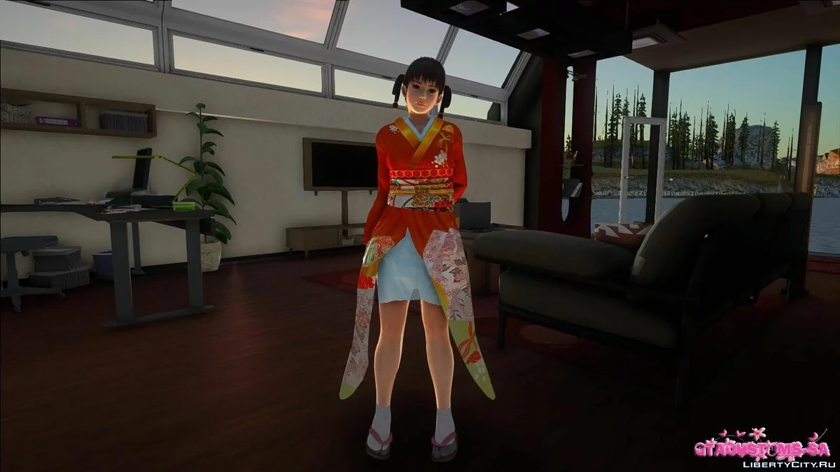 Lei Fang en Kimono Furisode / GTA San Andreas